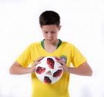 сборная Бразилии домашняя детская футбольная форма комплект/майка и шорты
