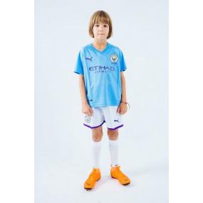 Детская футбольная форма Манчестер Сити 19-20 домашняя