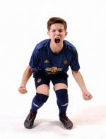 Манчестер Юнайтед 3ий вариант детская футбольная форма комплект 2018/2019/майка и шорты