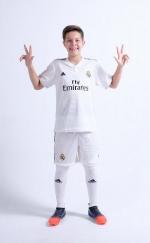 Реал Мадрид домашняя детская футбольная форма комплект 2018/2019/майка и шорты