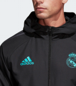 Adidas Real Madrid Prematch 2017/2018 Jacket black/куртка