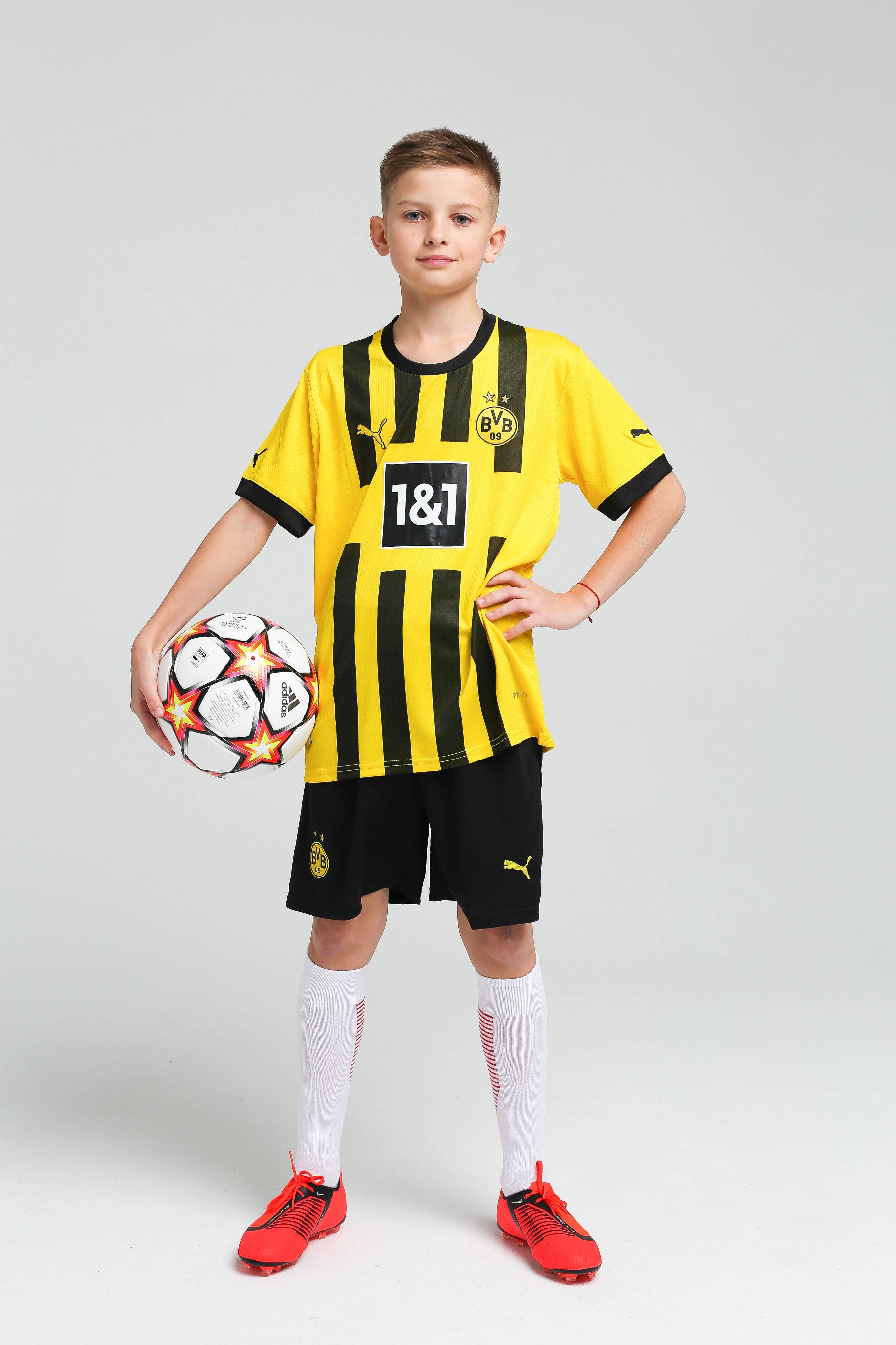 Детская футбольная форма Боруссия Дортмунд сезон 22-23 домашняя