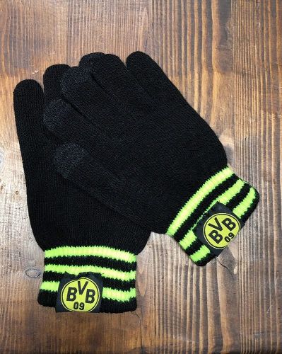 Перчатки вязанные футбольного клуба Боруссия Дортмунд