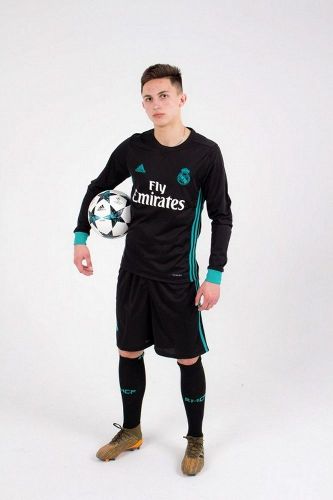 Real Madrid 2017/2018 Away LS Kits/форма гостевая длинный рукав
