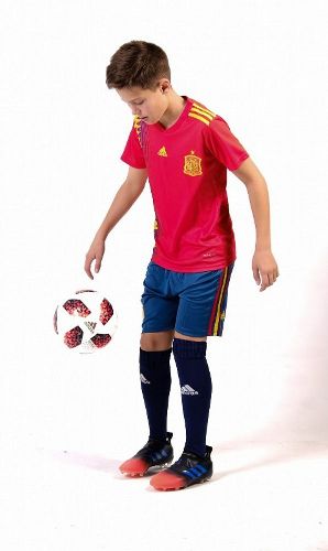 сборная Испании домашняя детская футбольная форма комплект/майка и шорты